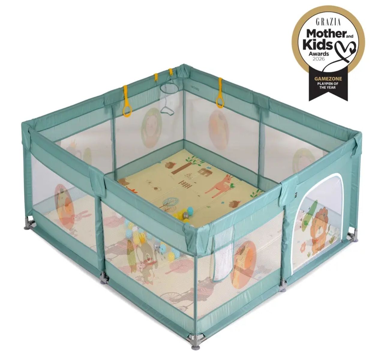   Moni GameZone ogradica za igru  120x120 Mint-Happy kids