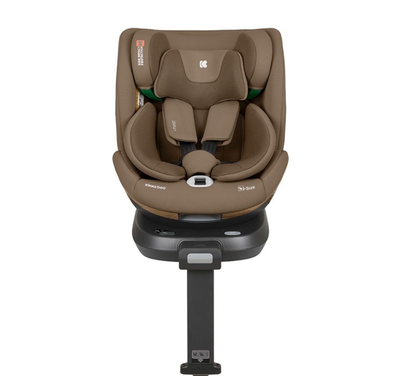 Kikka Boo i-Twist Premium Isofix i-Size auto sedište 40-150cm Coffee sa potpornom nogom-Happy kids