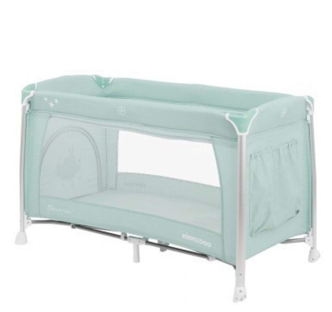 Kikka Boo Dessine Moi prenosivi krevetac za bebe 2 nivoa Green-Happy kids