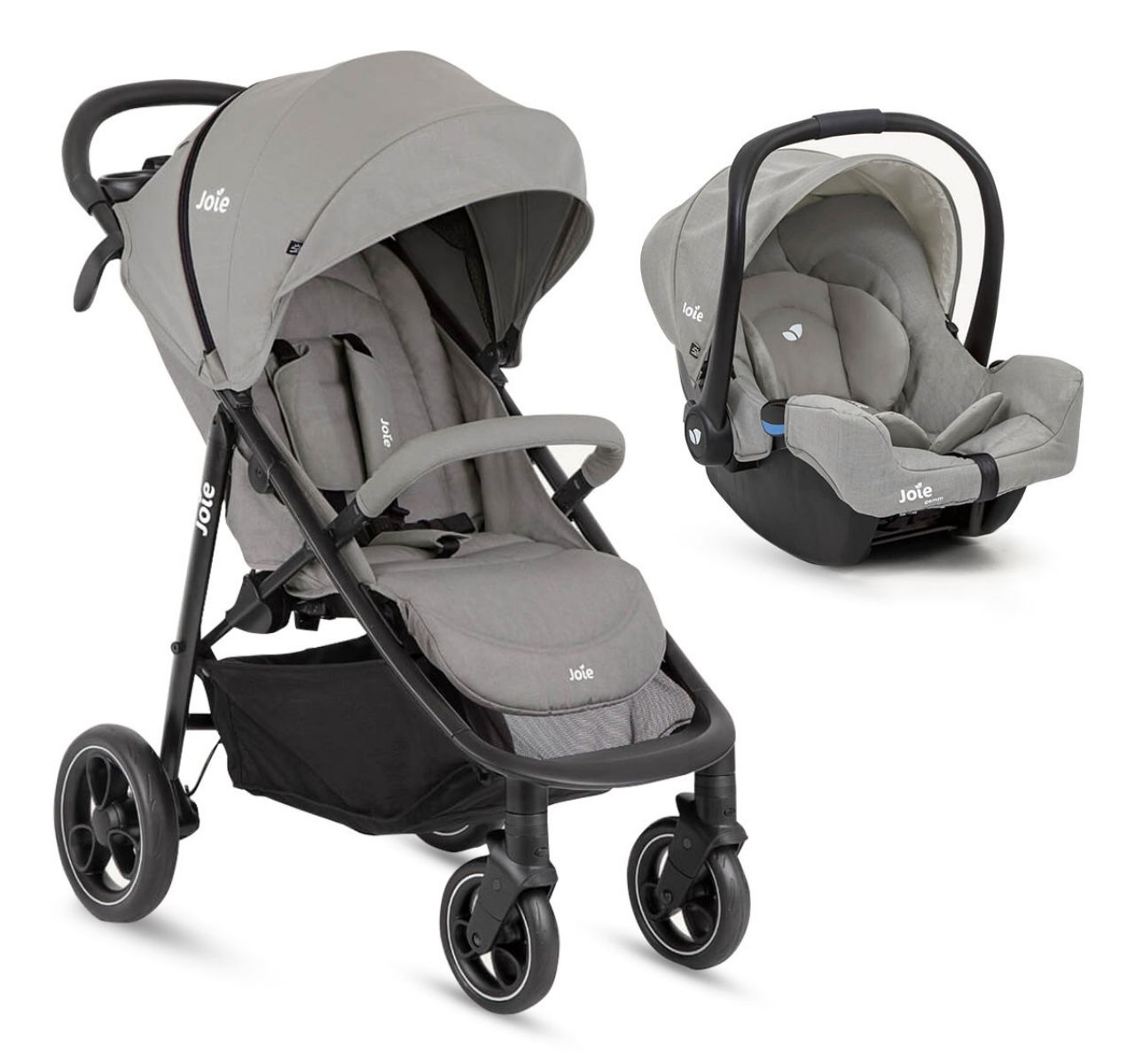 Joie Litetrax 4 2u1 kolica za bebe Pebble sa auto sedistem-Happy kids