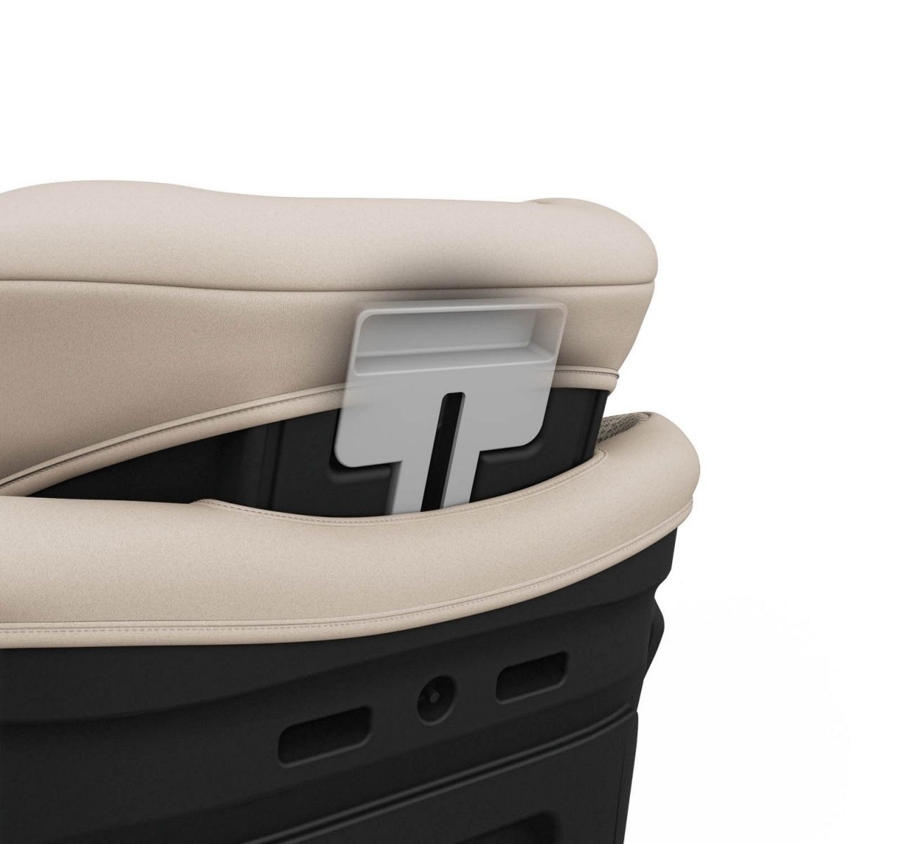 Kinderkraft Comfort Up 2 Plus I-Size auto sediste Beige-rucica za izvlacenje naslona