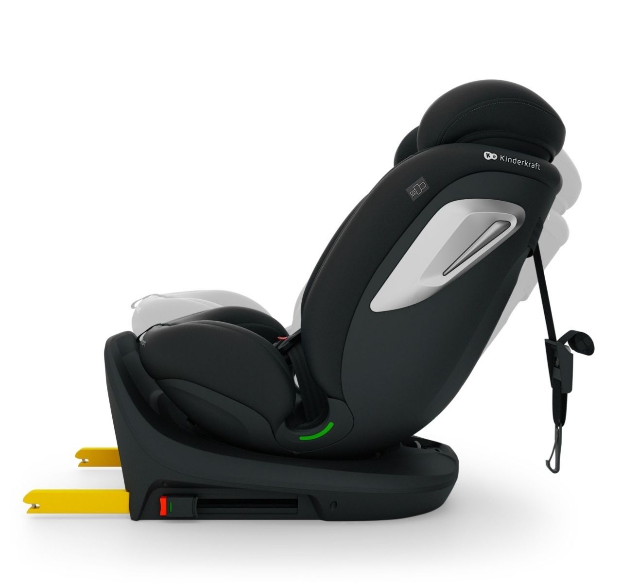 Kinderkraft I-Grow Plus I-Size auto sedište od 40-150 cm Black sa polozajima