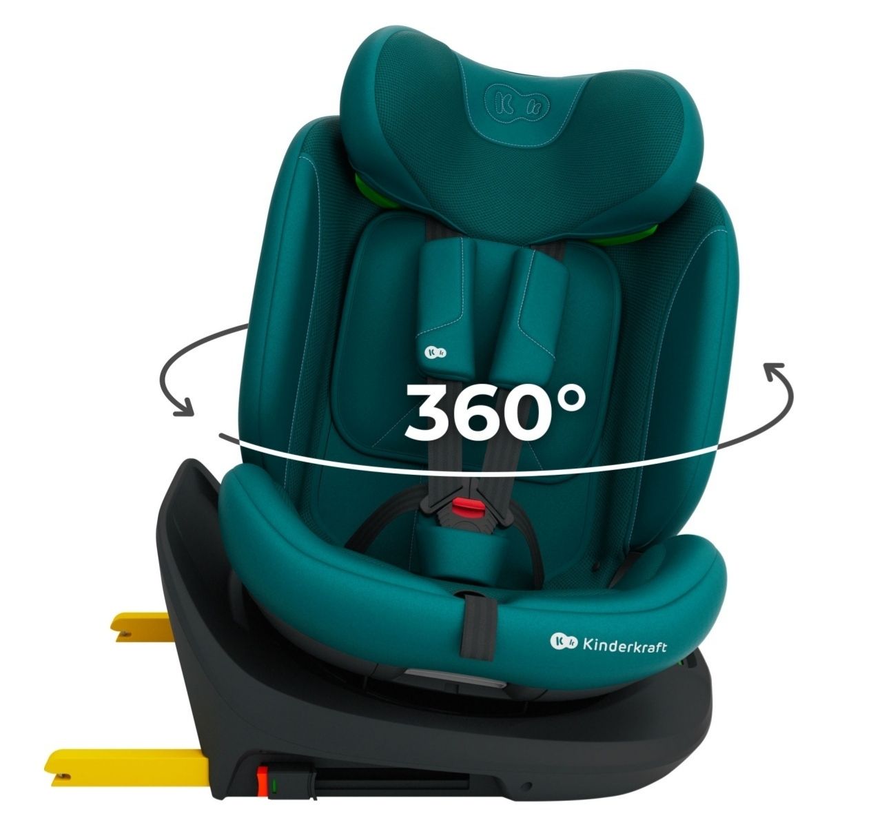 Kinderkraft I-Grow 2 Plus I-Size auto sedište od 40-150 cm Green-rotacija