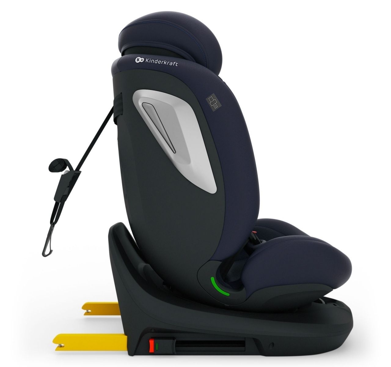 Kinderkraft I-Grow 2 Plus I-Size auto sedište od 40-150 cm Navy sa isofixom