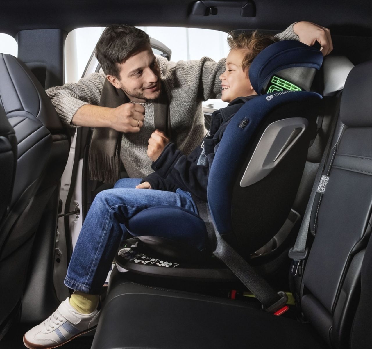 Kinderkraft I-Grow 2 Plus I-Size auto sedište od 40-150 cm Navy do 12 god