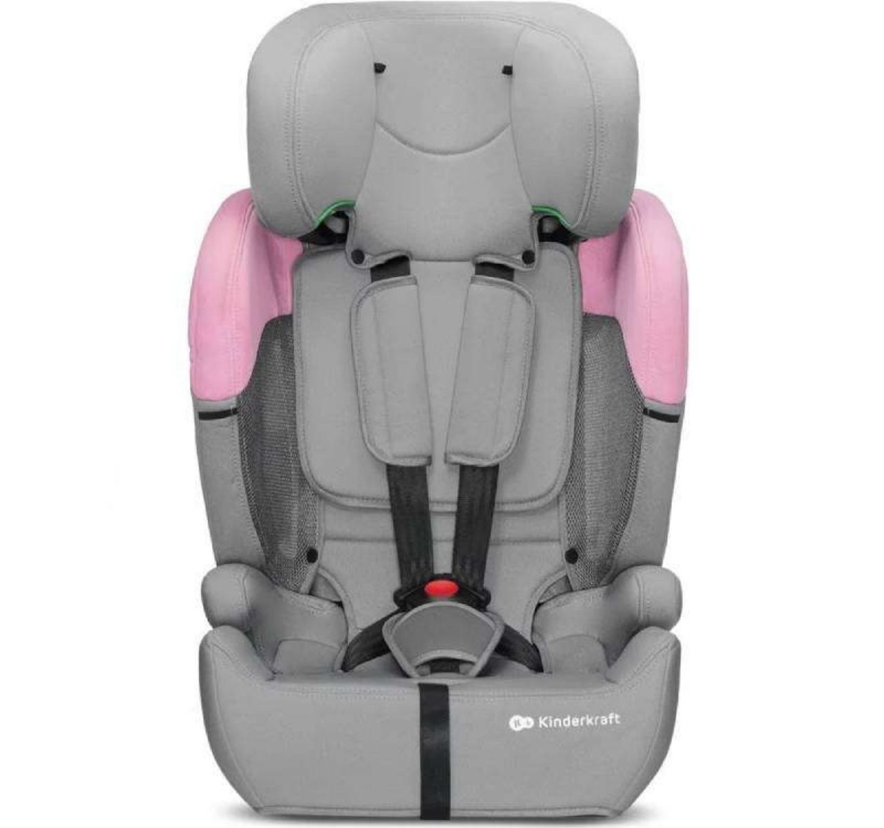 Kinderkraft Comfort Up I-Size auto sedište od 76-150-cm Pink-Happy kids