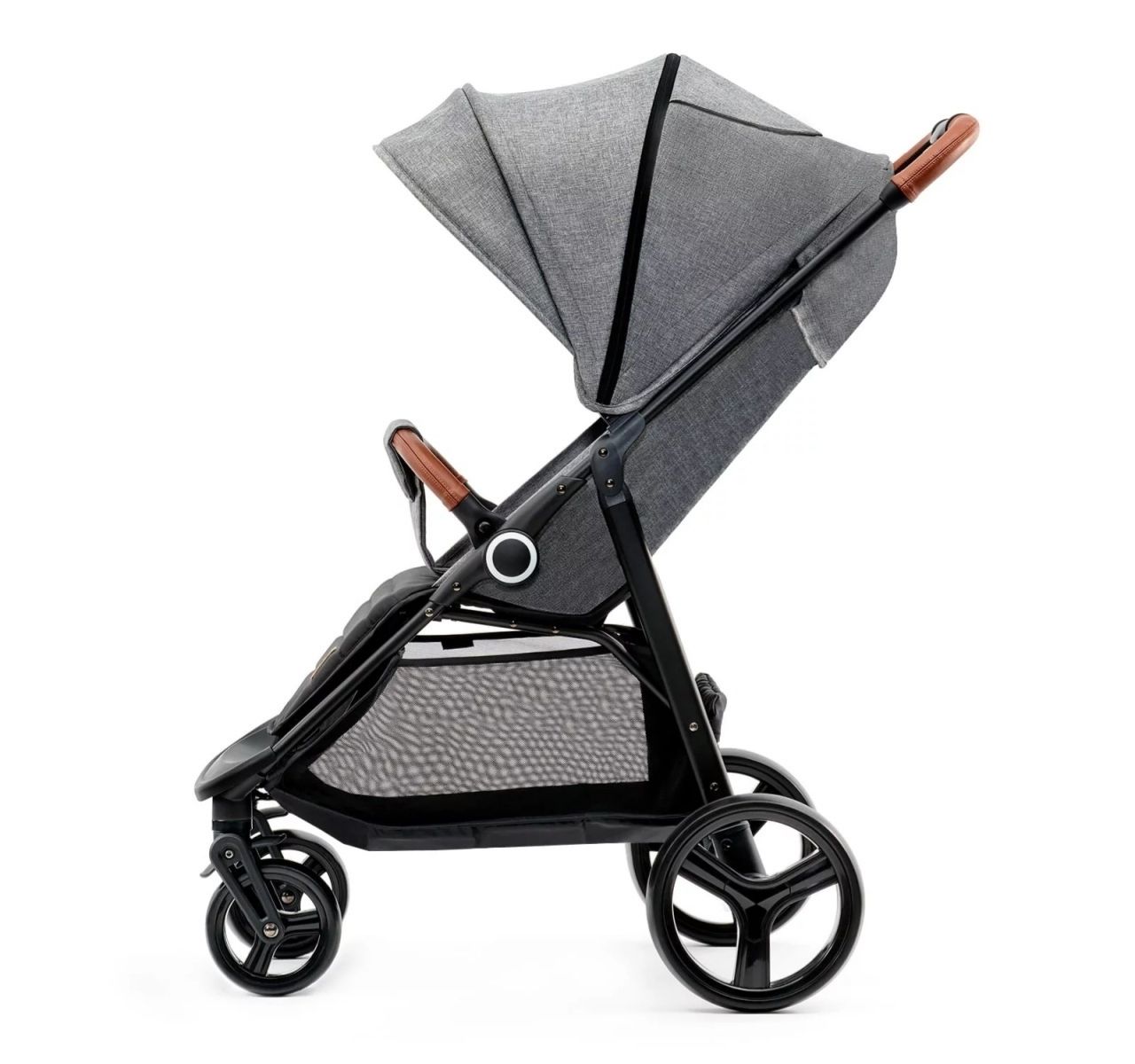 Kinderkraft Grande Plus kolica za bebe do 22 kg Grey-velika soping korpa