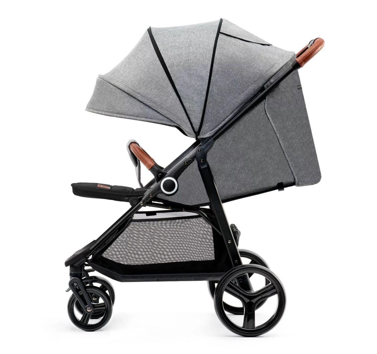 Kinderkraft Grande Plus kolica za bebe do 22 kg Grey-velika tenda