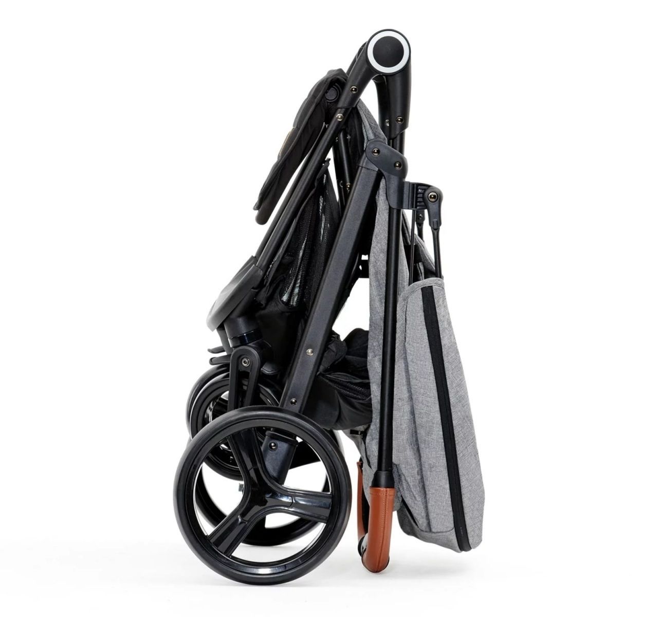 Kinderkraft Grande Plus kolica za bebe do 22 kg Grey-sklapanje u kofer