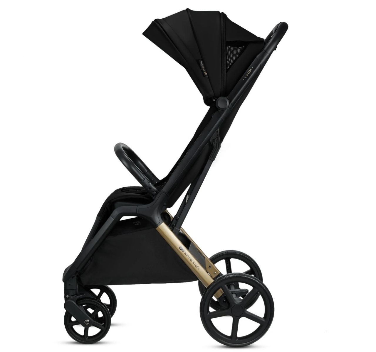 Kinderkraft Lom kolica za bebe do 22 kg Ink Black-podesiva tenda