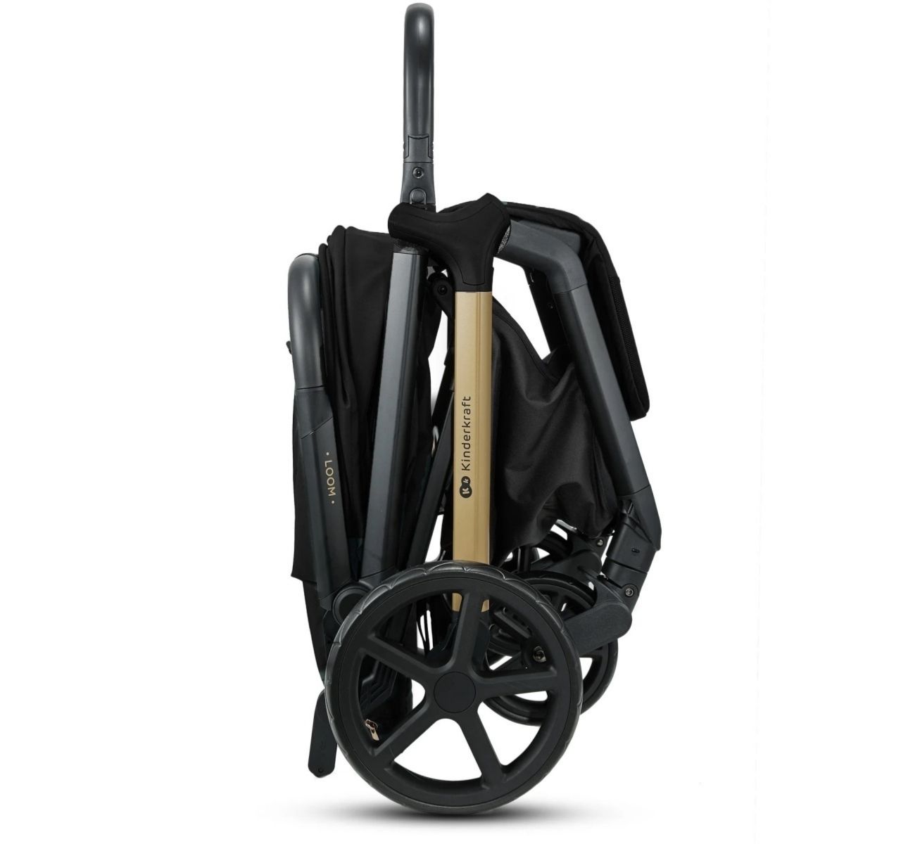 Kinderkraft Lom kolica za bebe do 22 kg Ink Black-sklapanje u kofer polozaj