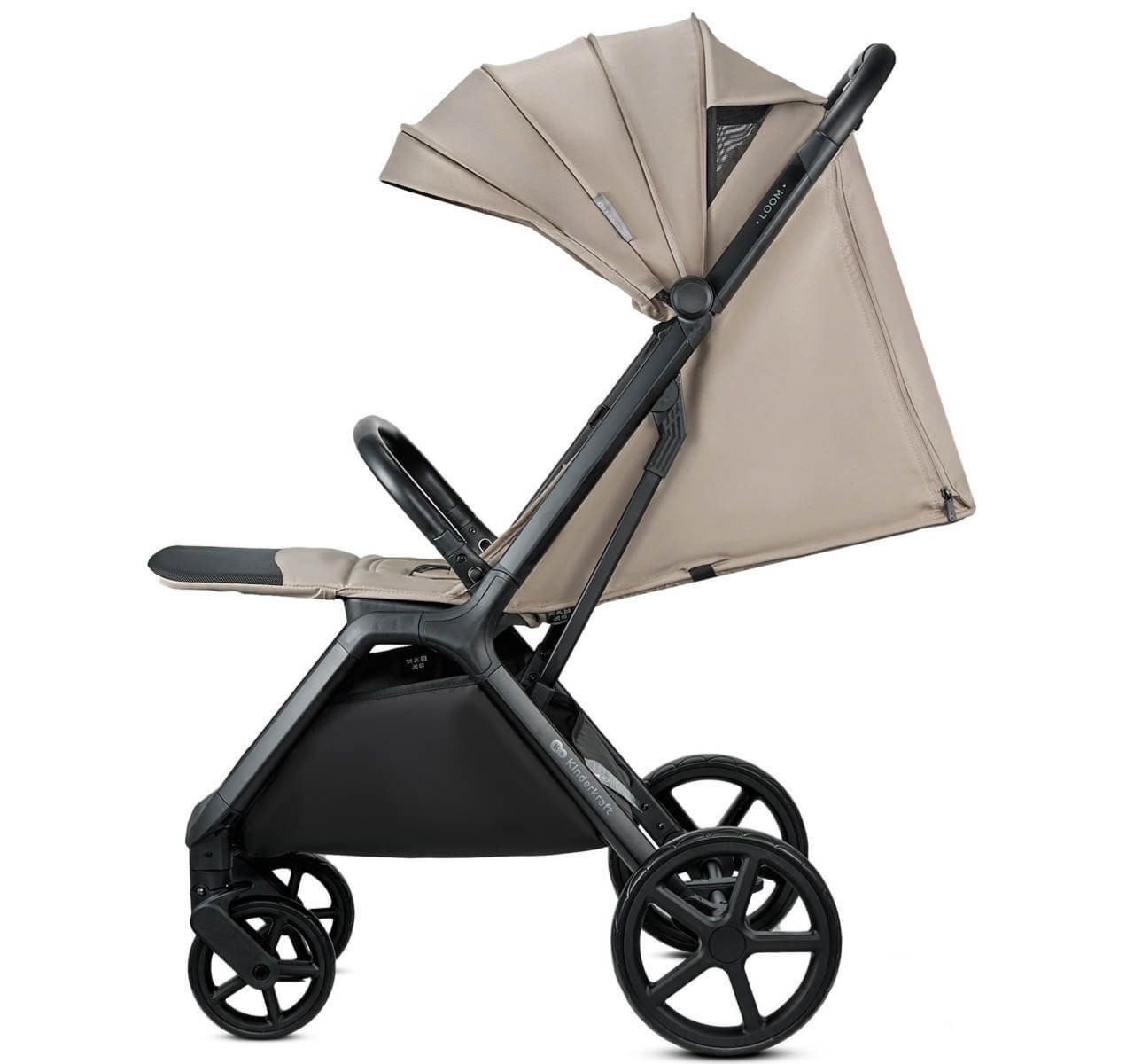 Kinderkraft Loom kolica za bebe Linen Beige sa lezecim polozajem