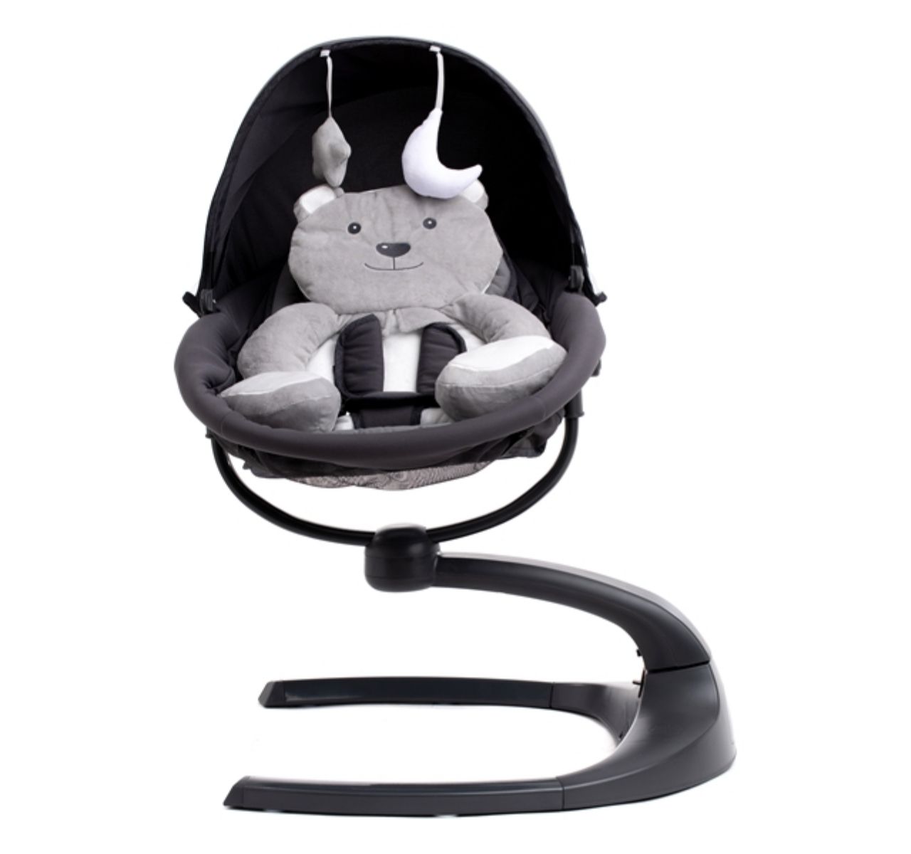 BBO Bella električna ljuljaška za bebe Grey Bear PD-BO5DGBEAR sa rotacijom 