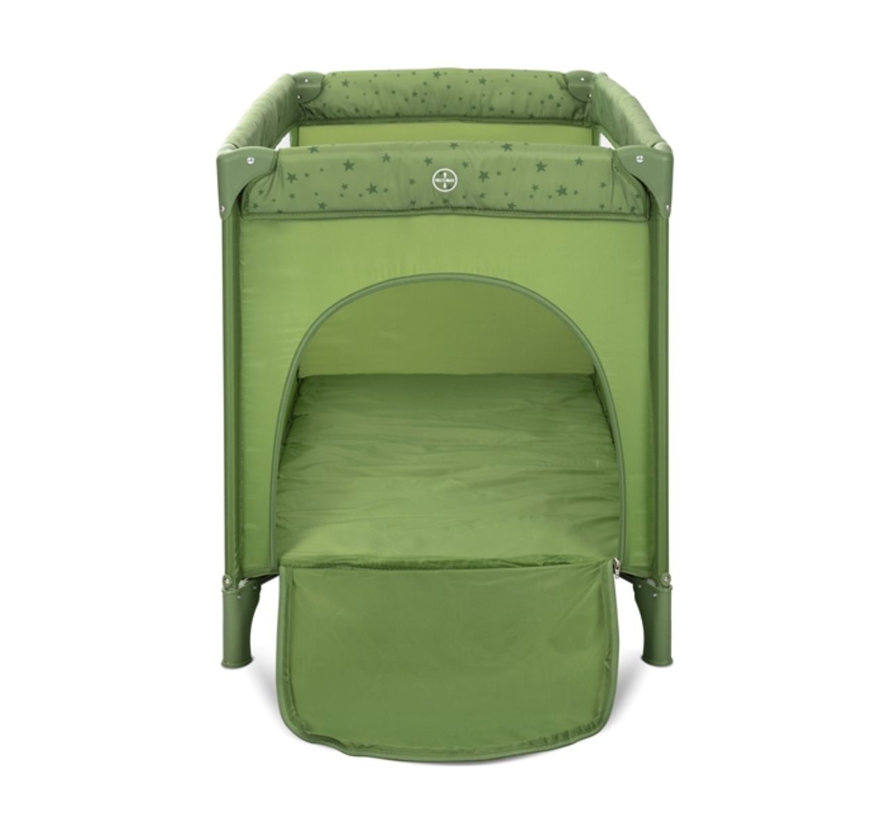Lorelli Carina prenosivi krevetac za bebe 2 nivoa Green stars-otvor na patent otvarac