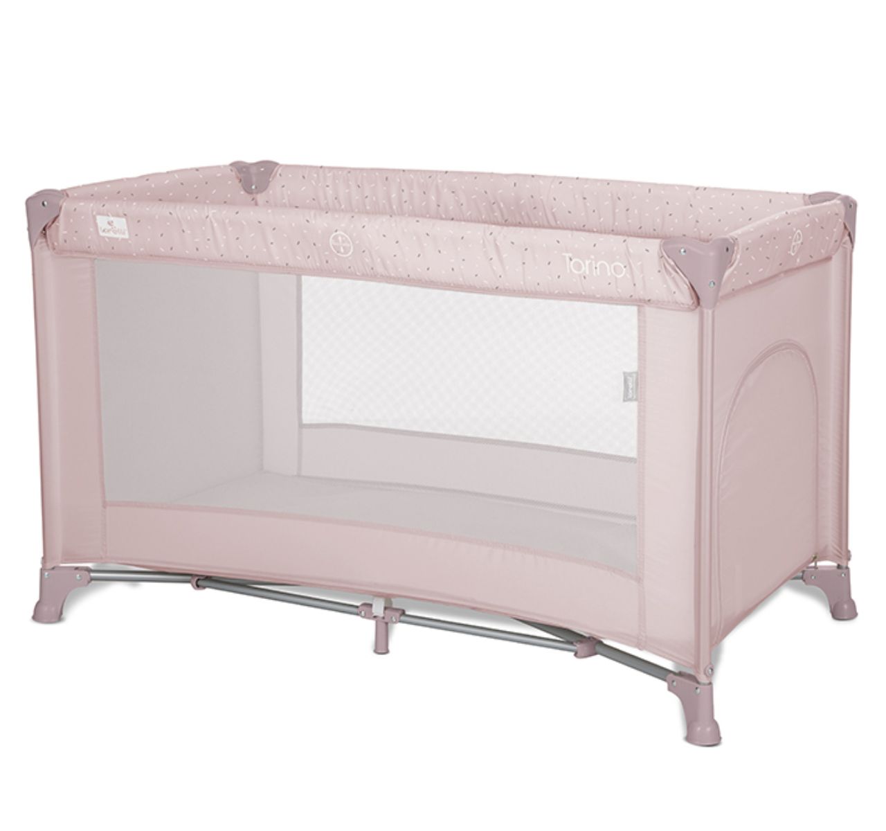   Lorelli Torino prenosivi krevetac za bebe 1 nivo Pink