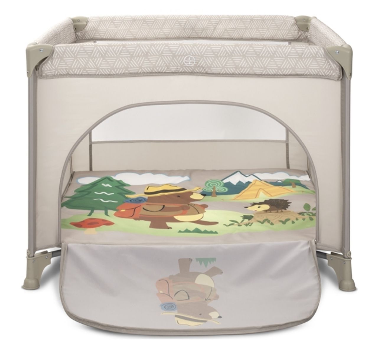 Lorelli Play&Relax ogradica za bebe Beige camping-otvor na bocnoj stranici-Happy kids