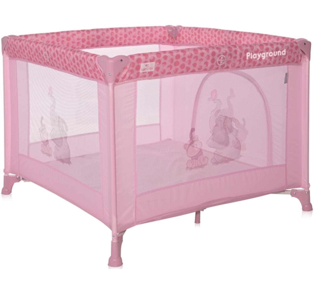 Lorelli Playground ogradica za bebe Melow rose fellows-Happy kids