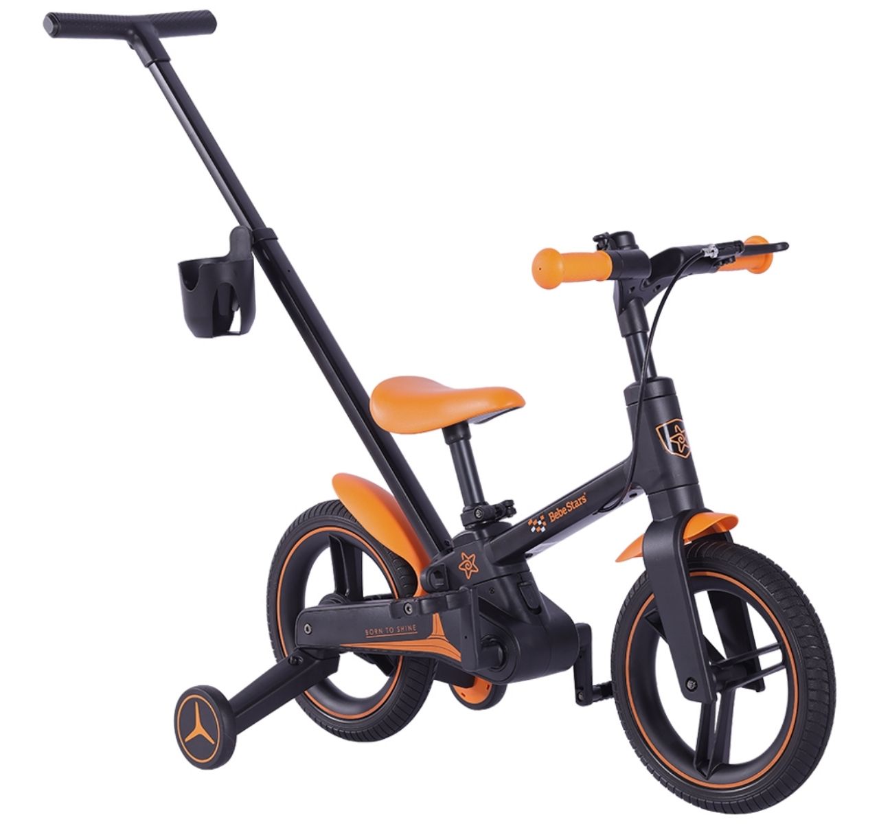 Only Bebe stars bicikl 4u1 sa pomoćnim točkovima Orange