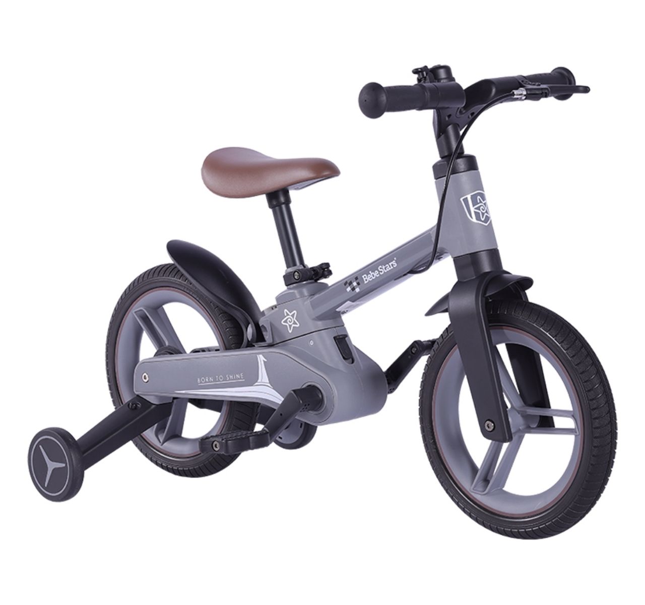 Bicikl Speedy 4u1 sa pomoćnim točkovima Grey sa pomocnim tockovima-Happy kids