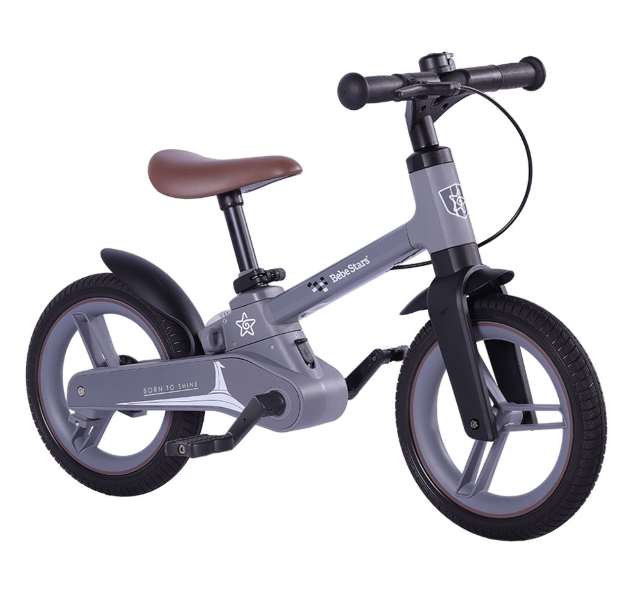 Bicikl Speedy 4u1 sa pomoćnim točkovima Grey balans bicikl