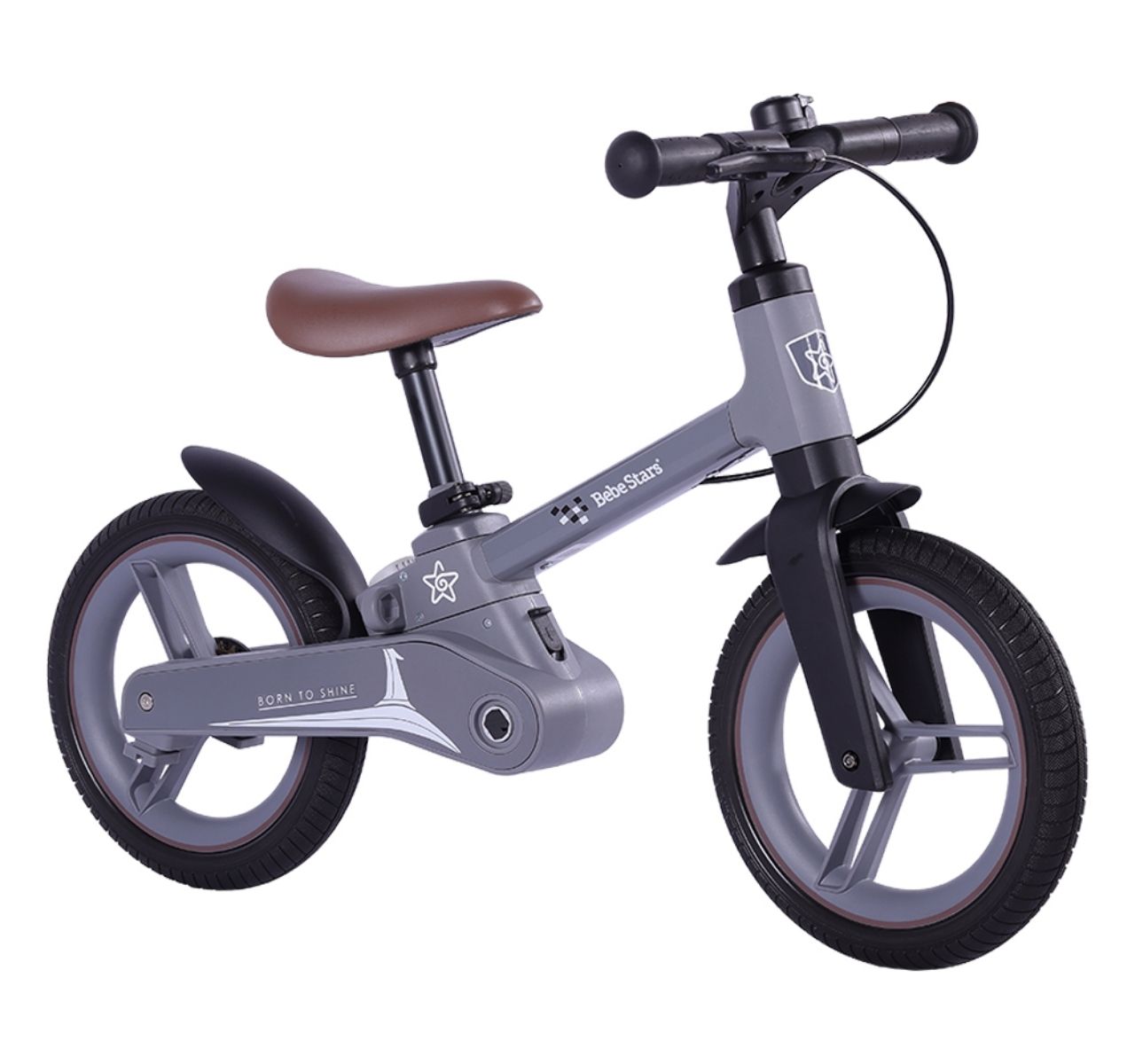 Bicikl Speedy 4u1 sa pomoćnim točkovima Grey-Happy kids