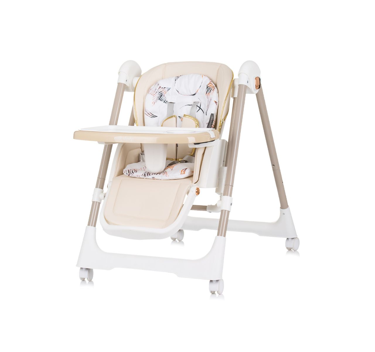 Only Swingy višepoložajna 2u1 hranilica-ljuljaška za bebe Beige kao ljuljaska