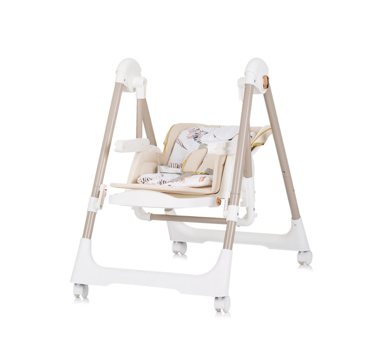 Only Swingy višepoložajna 2u1 hranilica-ljuljaška za bebe Beige