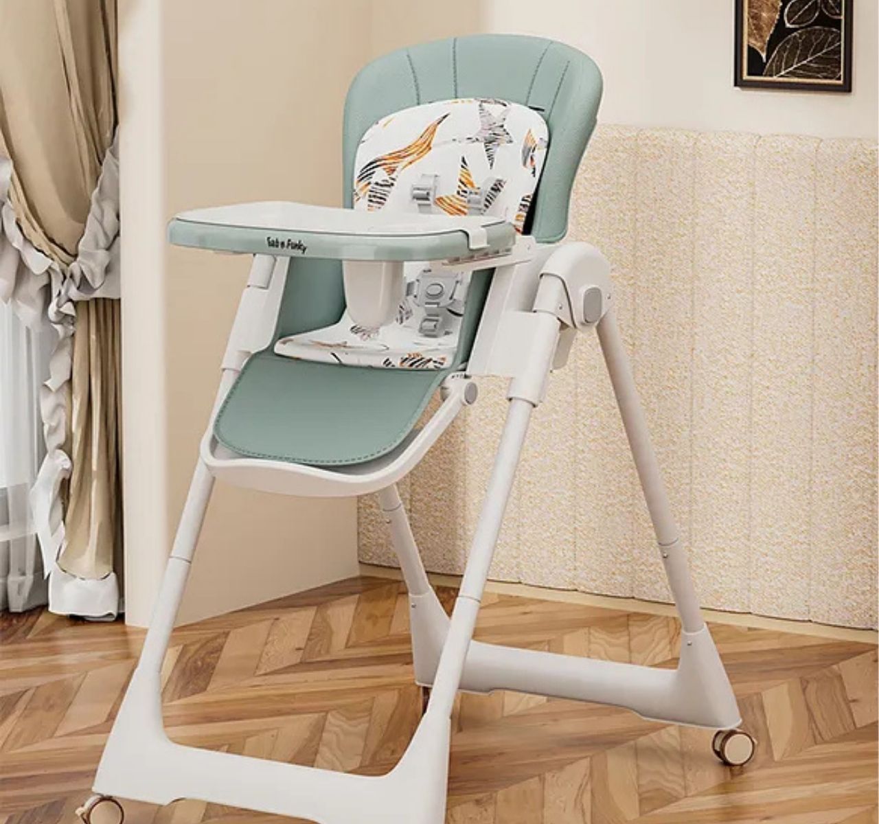   Only Yummy višepoložajna hranilica za bebe Pastel green-Happy kids