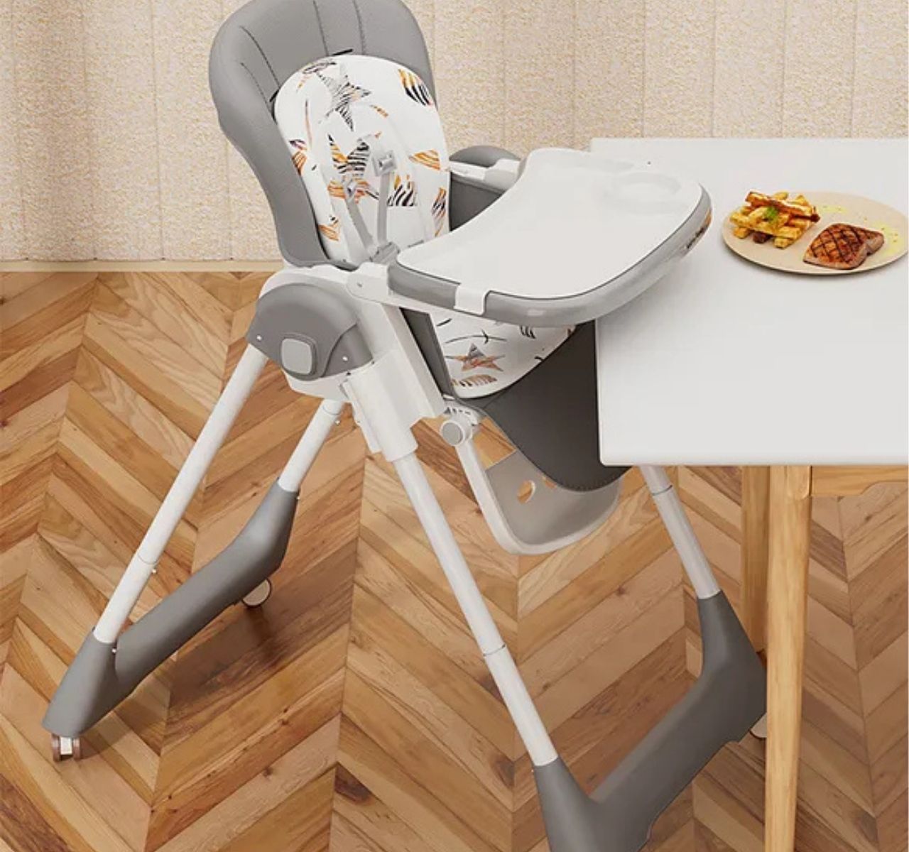   Only Yummy višepoložajna hranilica za bebe Grey-prakticna