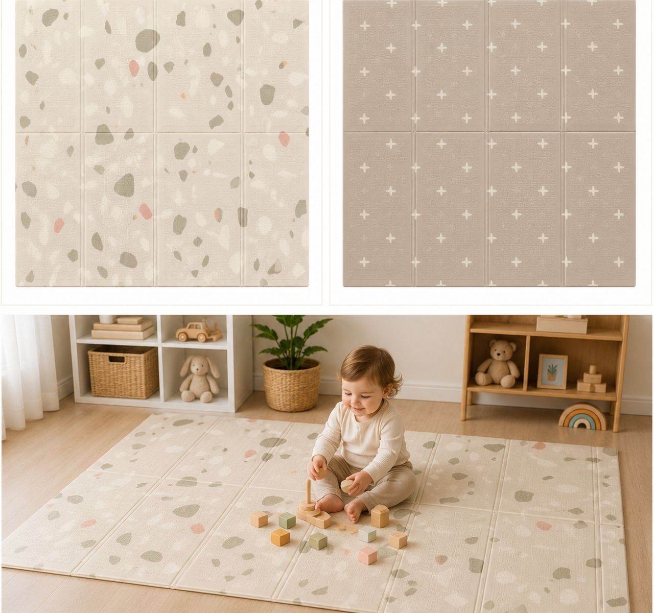 Only Podloga za igru za bebe 180x200cm Beige-prakticna 