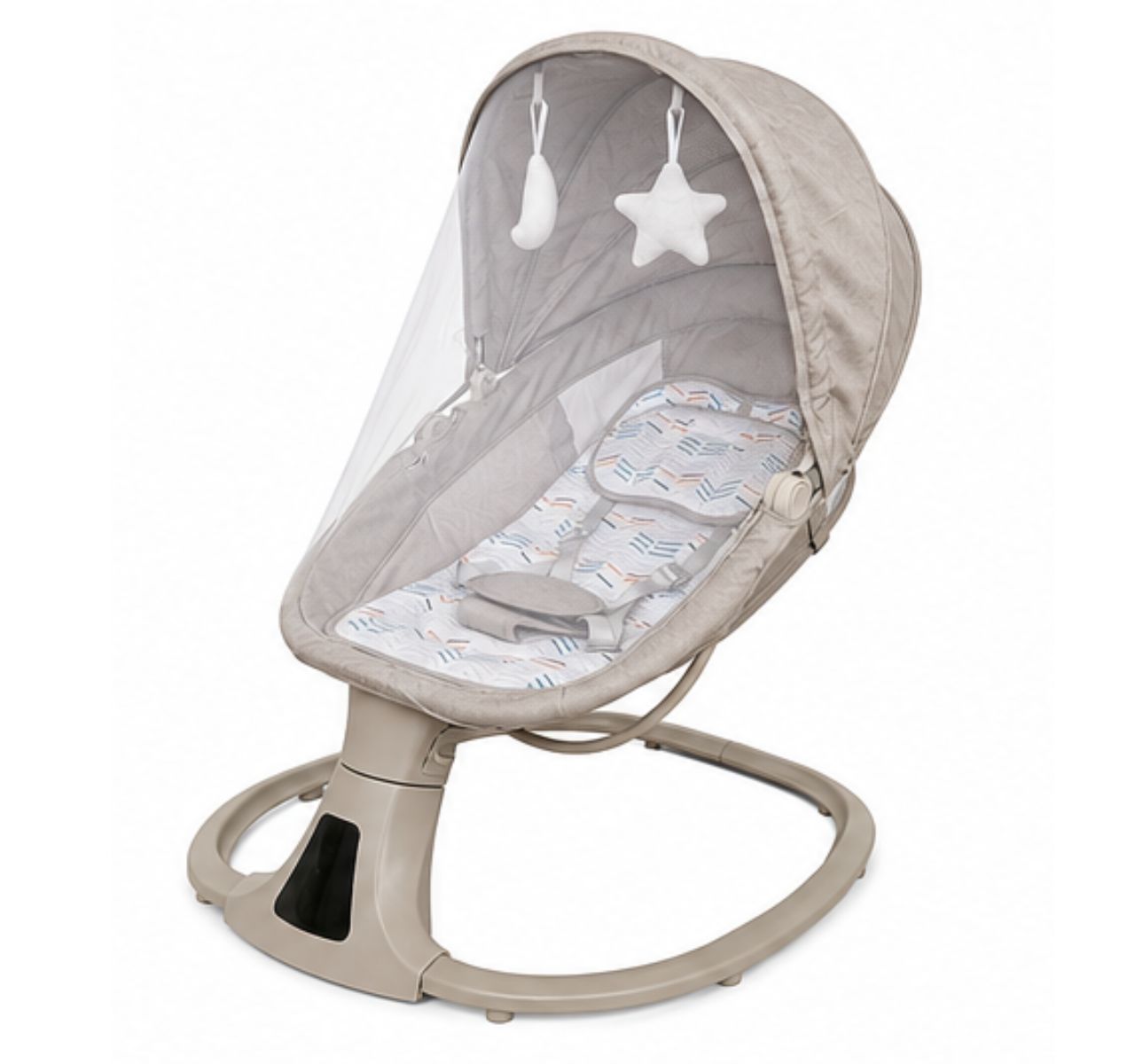 Only Deluxe 3u1 električna ljuljaška za bebe Beige