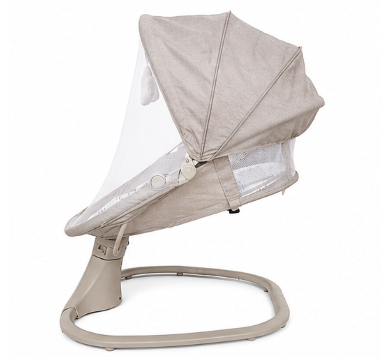 Only Deluxe 3u1 električna ljuljaška za bebe Beige-polozaj sa strane