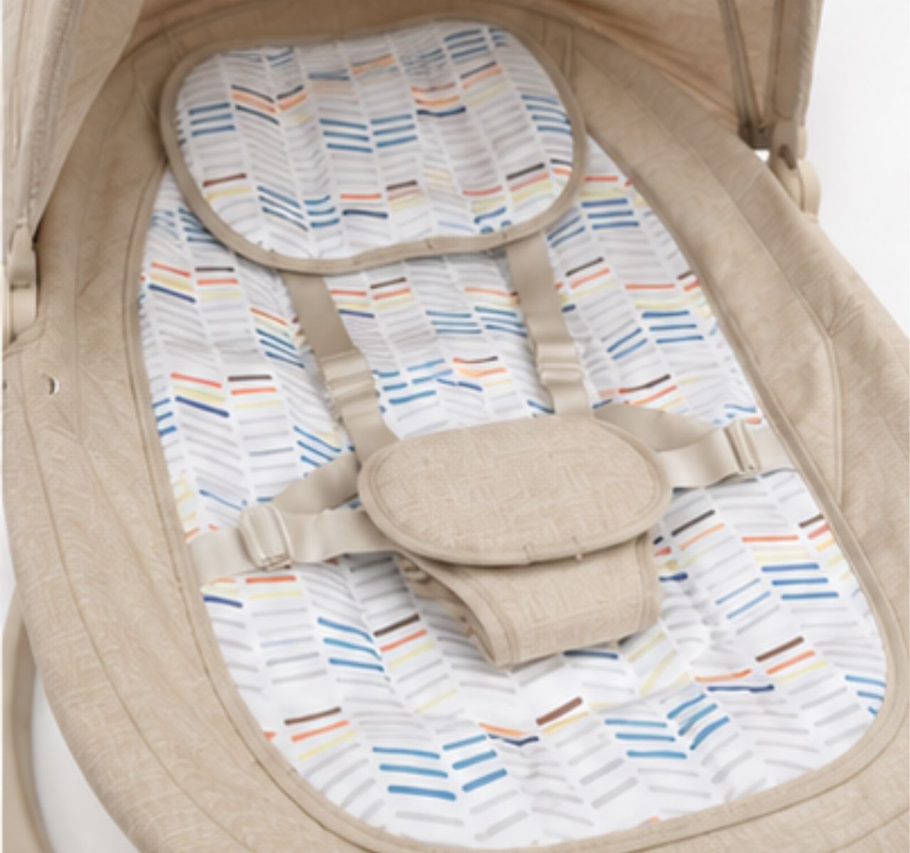 Only Deluxe 3u1 električna ljuljaška za bebe Beige-pojasevi u 5 tacaka