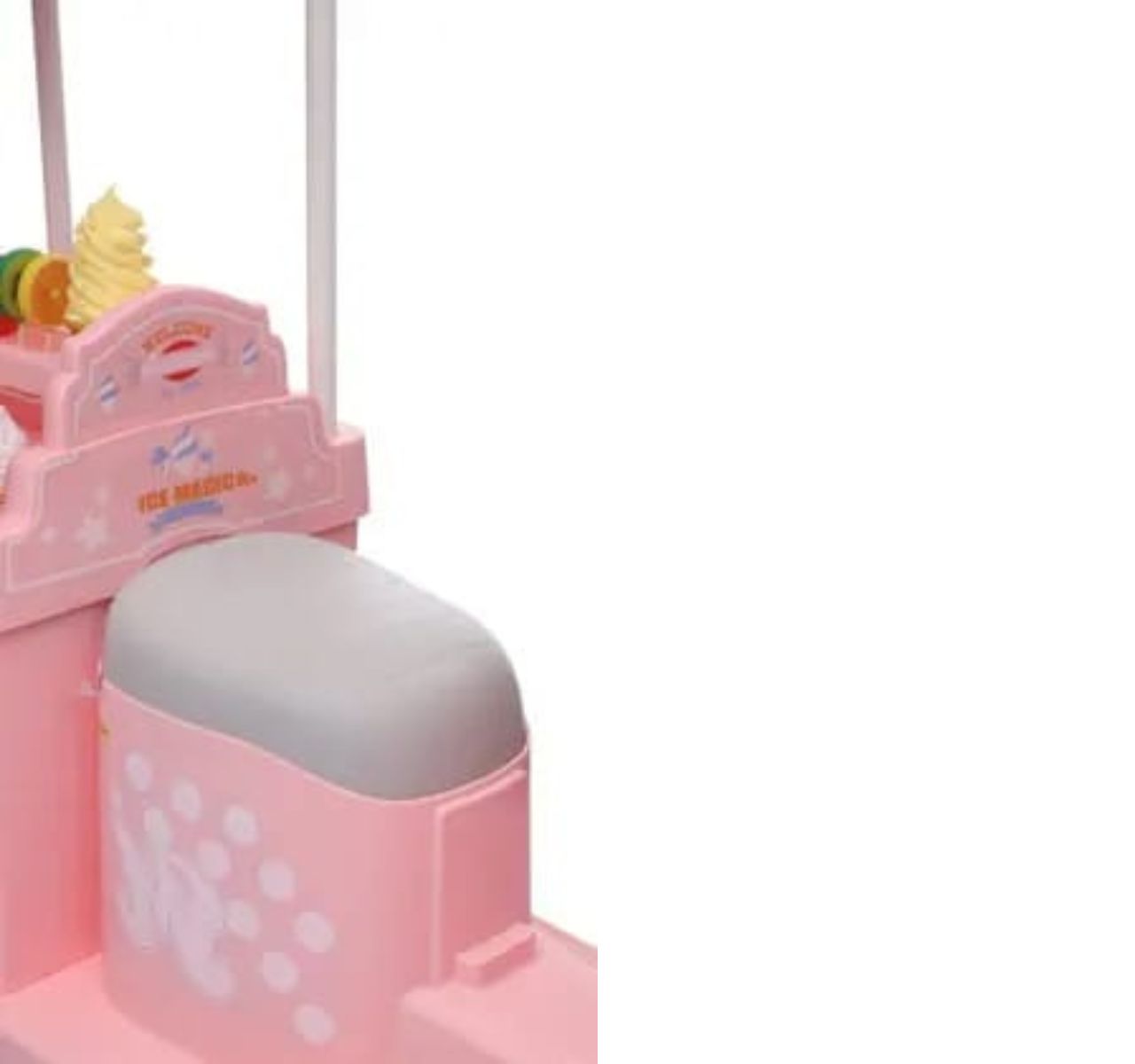 Only električna Vespa sa kolicima za sladoled Pink-presvuceno sediste