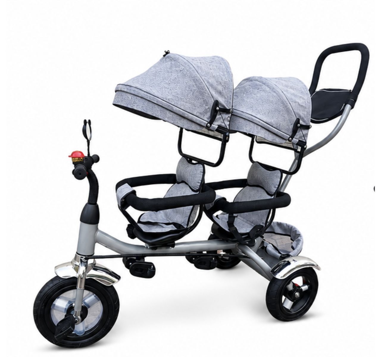 Only Duo tricikl za blizance Grey