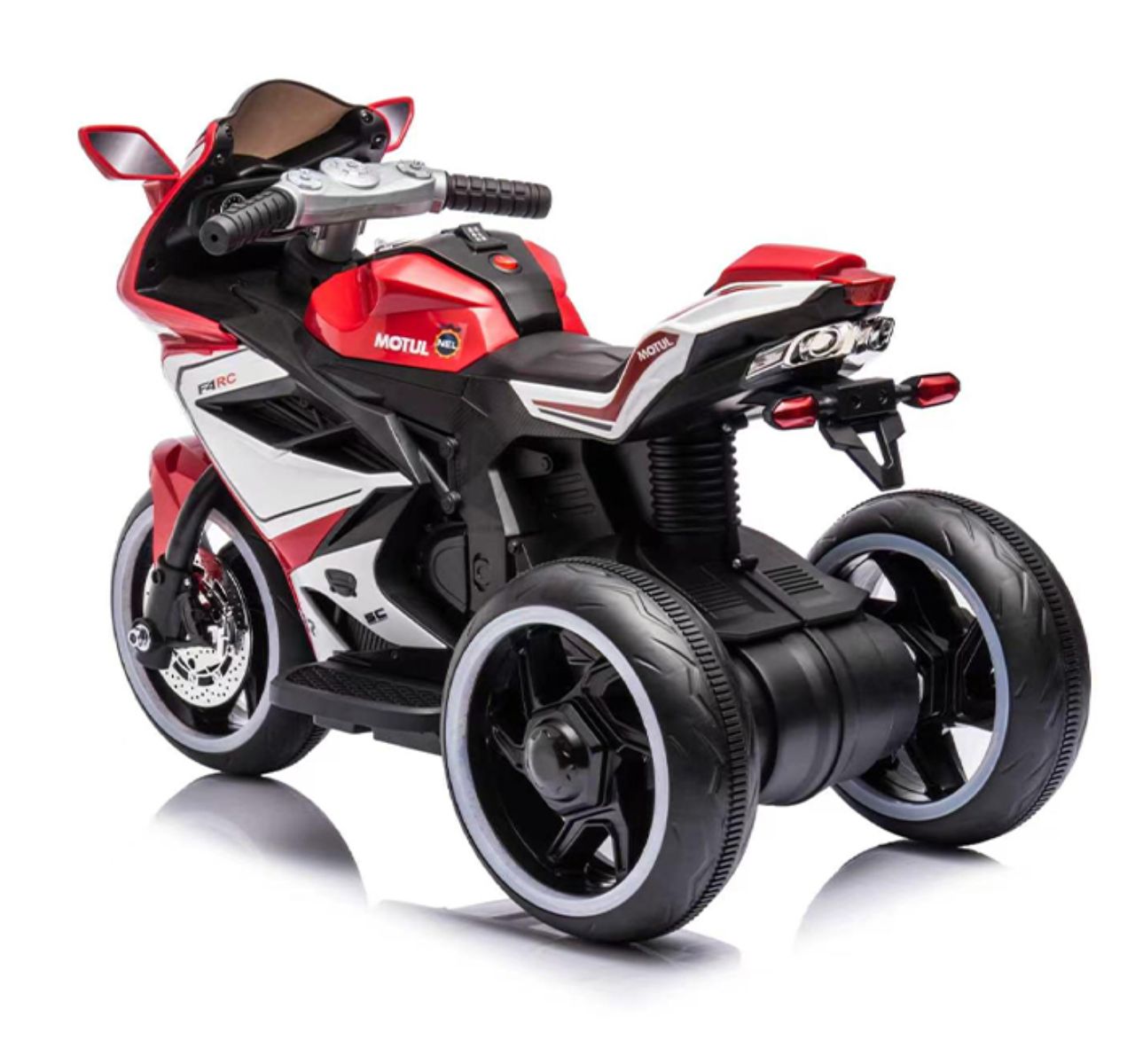 BBO Motor na akumulator 6v NEL-R188GS-Red-bocni pogled