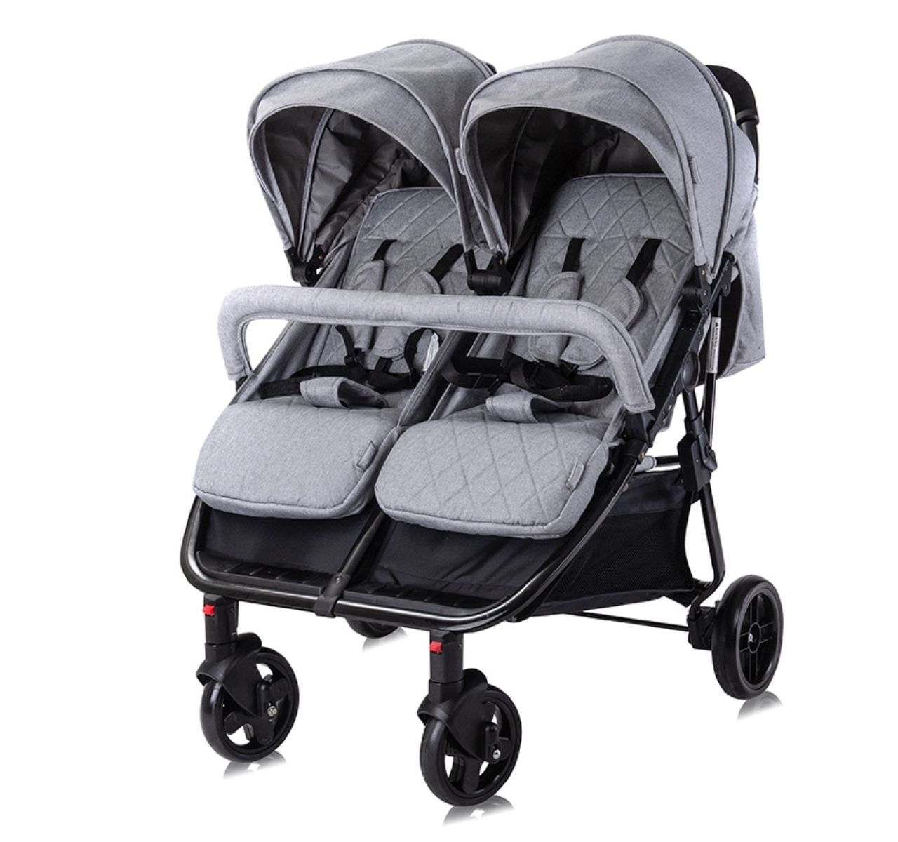 Lorelli Bertoni Duo kolica za blizance Cool grey-sportsko sediste od 6+