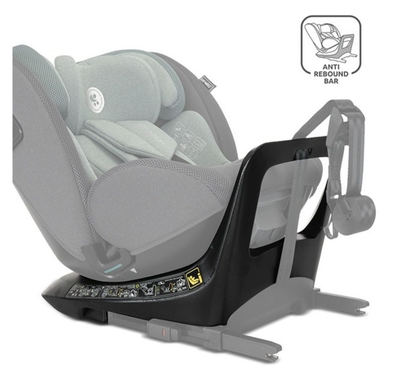   Lorelli Bertoni Monza i-Size Isofix auto sedište za decu 40-150cm Green-rotacija 360 stepeni