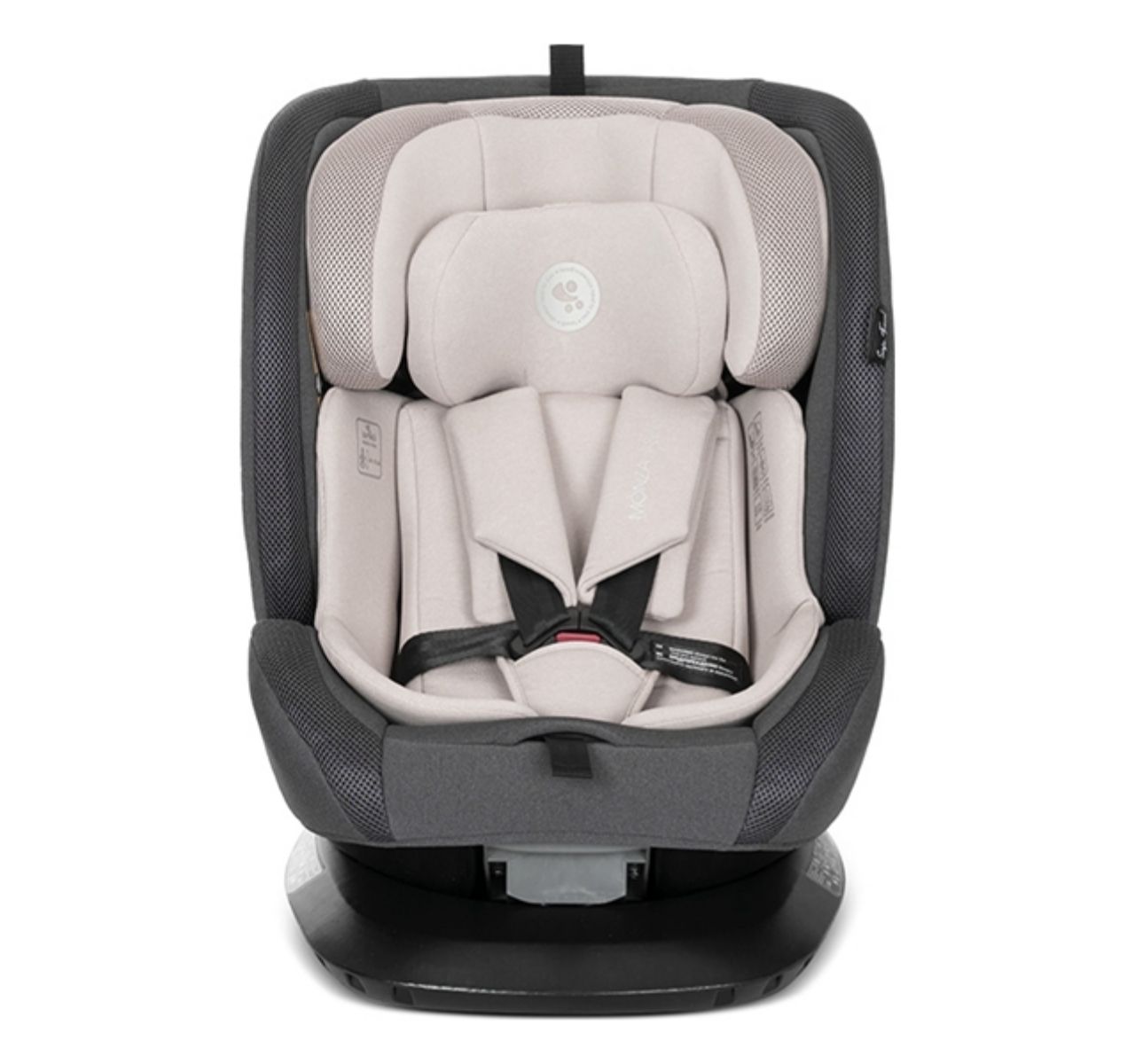   Lorelli Bertoni Monza i-Size Isofix auto sedište za decu 40-150cm Beige-pogled spreda-Happy kids