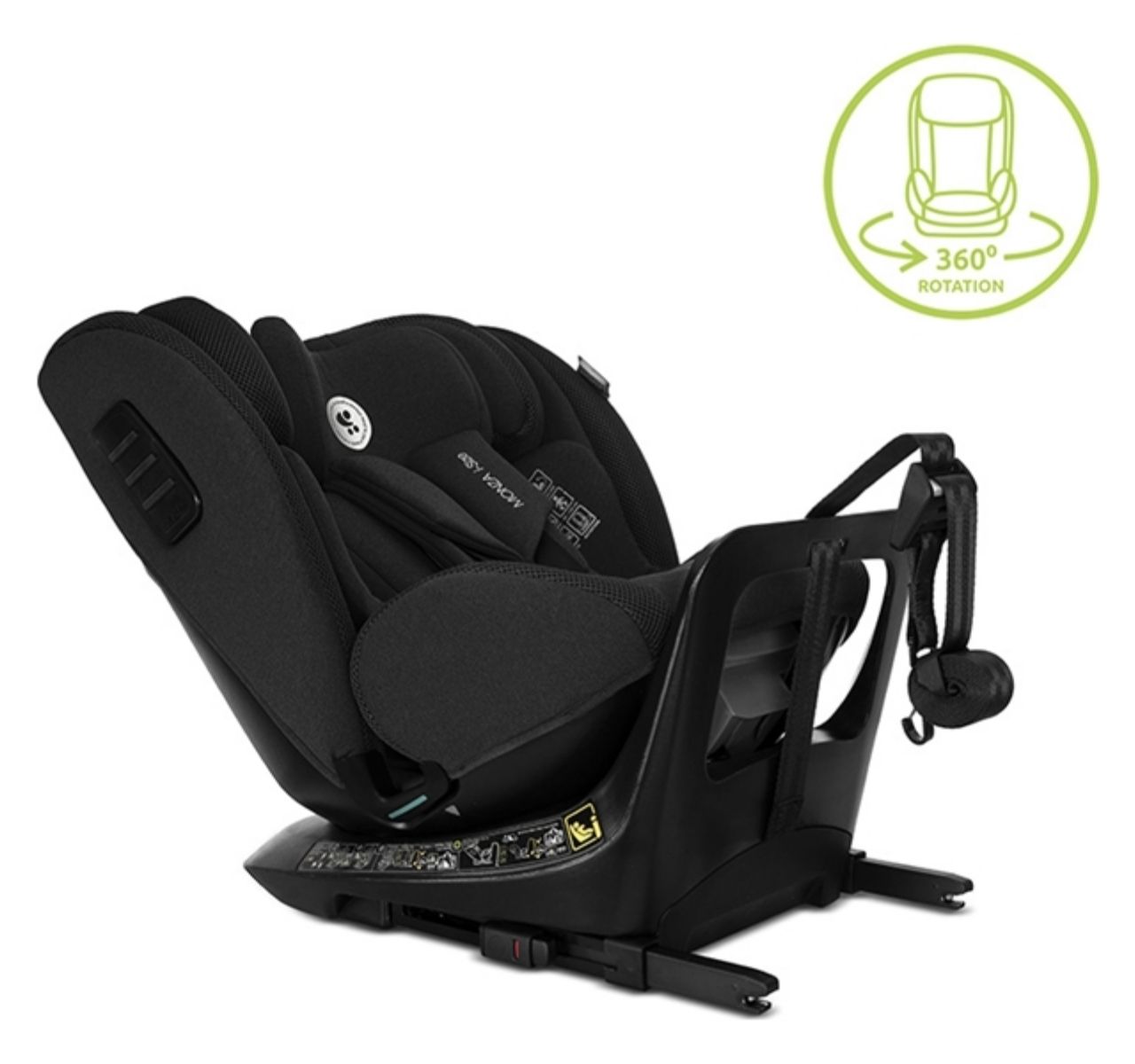   Lorelli Bertoni Monza i-Size Isofix auto sedište za decu 40-150cm Black sa polozajima