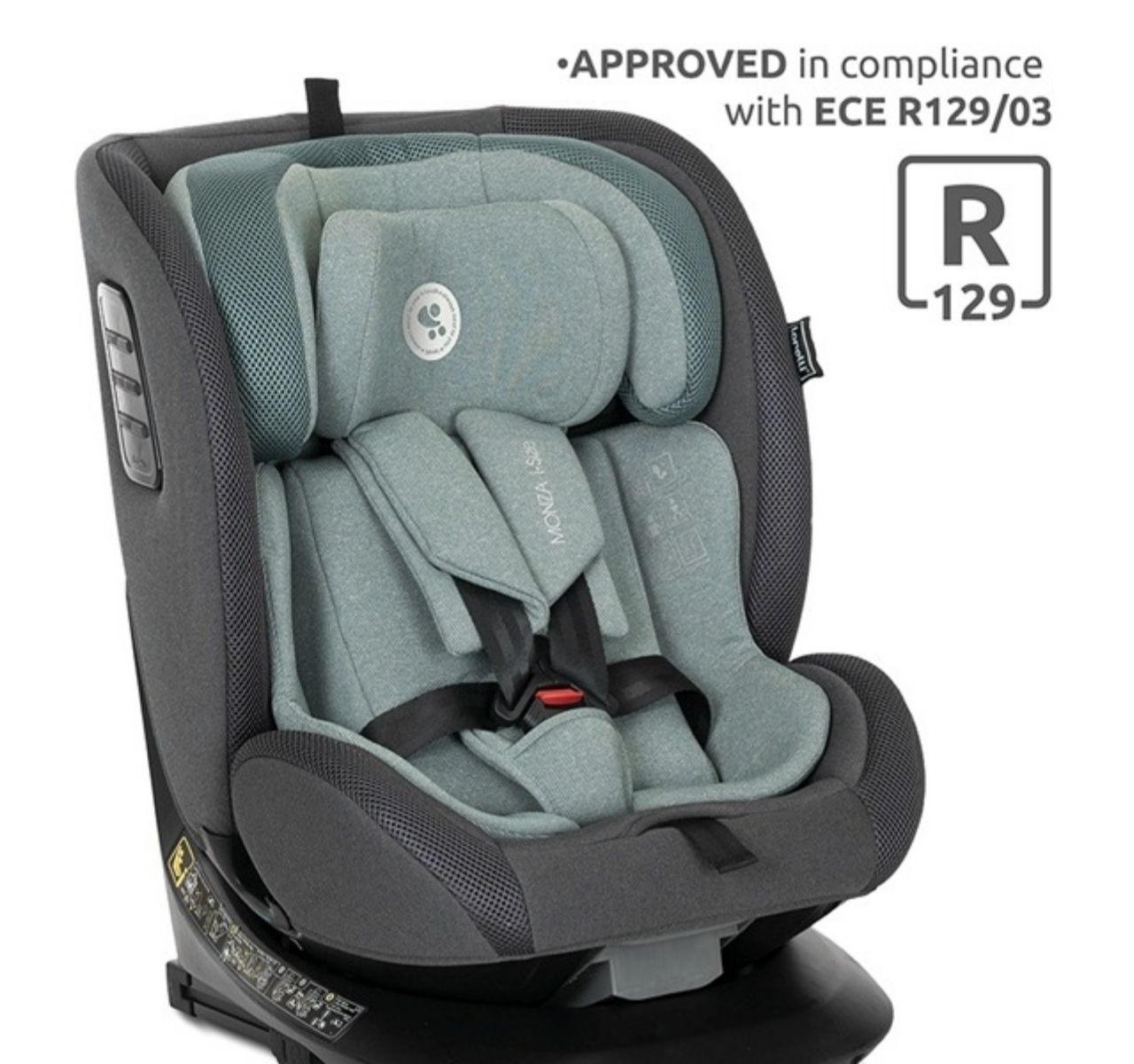   Lorelli Bertoni Monza i-Size Isofix auto sedište za decu 40-150cm Black R129-Happy kids