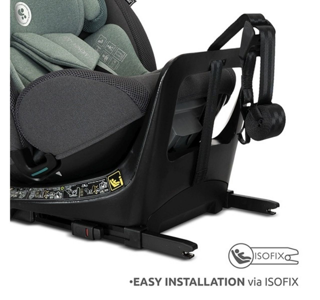   Lorelli Bertoni Monza i-Size Isofix auto sedište za decu 40-150cm Black