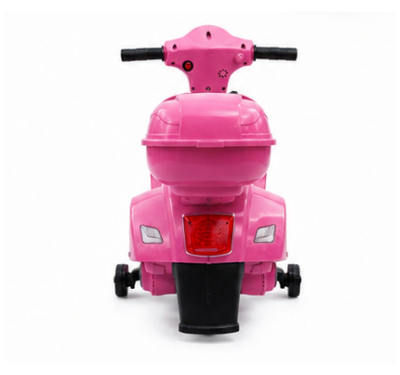 Only Vespa na akumulator 6v Pink-pogled od nazad