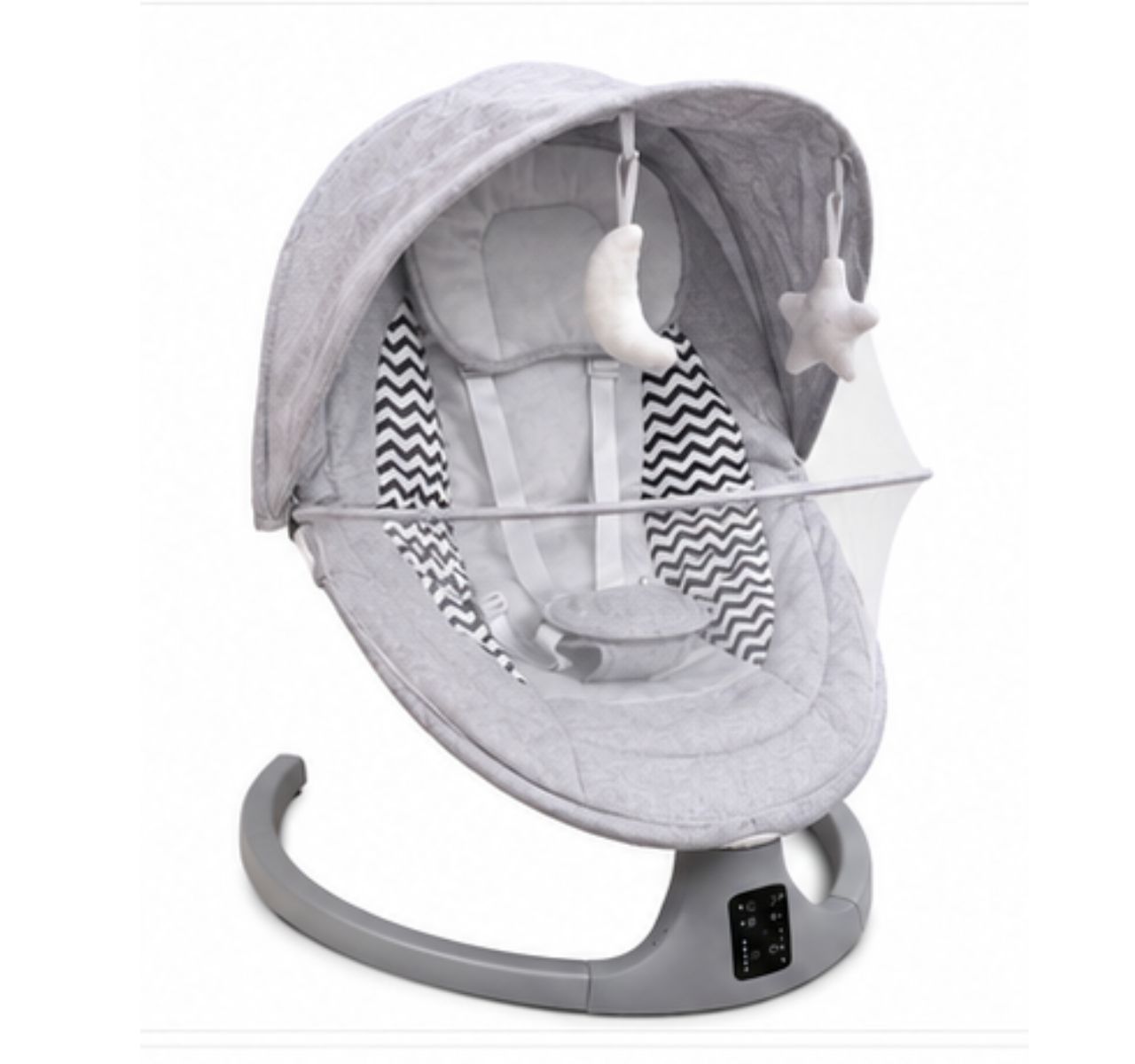 Only Luna električna multifunkcionalna ljuljaška za bebe Grey