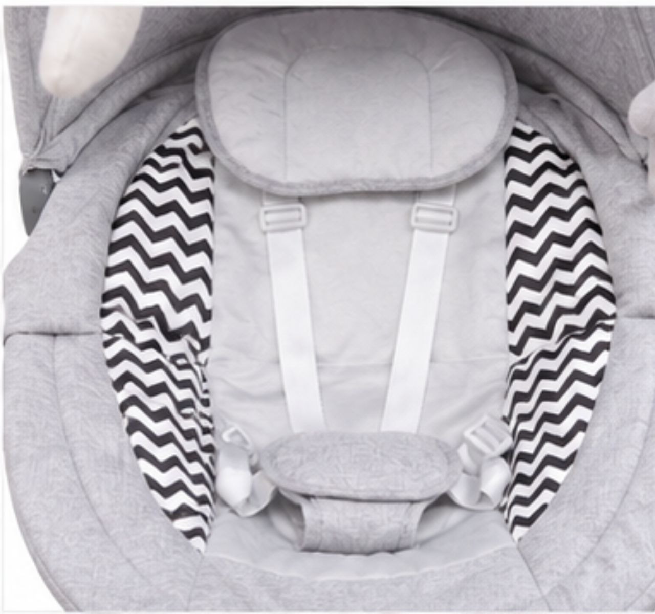 Only Luna električna multifunkcionalna ljuljaška za bebe Grey-dezen 
