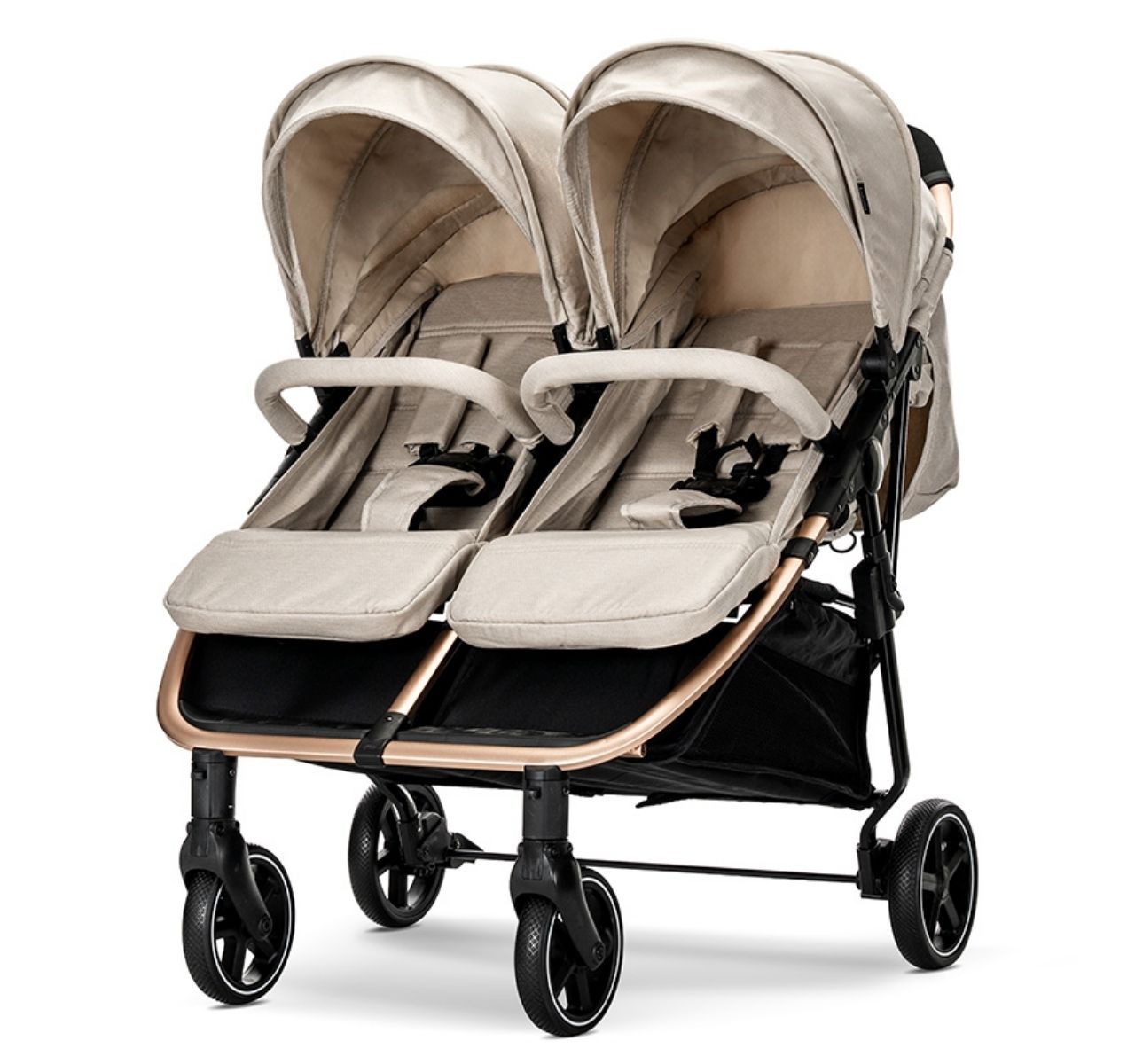   Lorelli Bertoni Duo kolica za blizance Beige -Happy kids