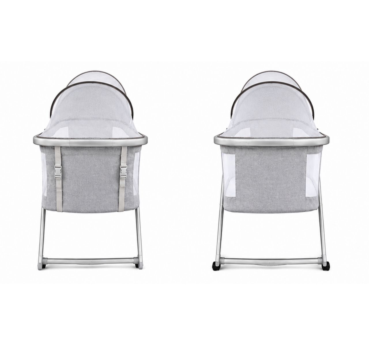 Only Dream kolevka za bebe Grey-bocni pogledi