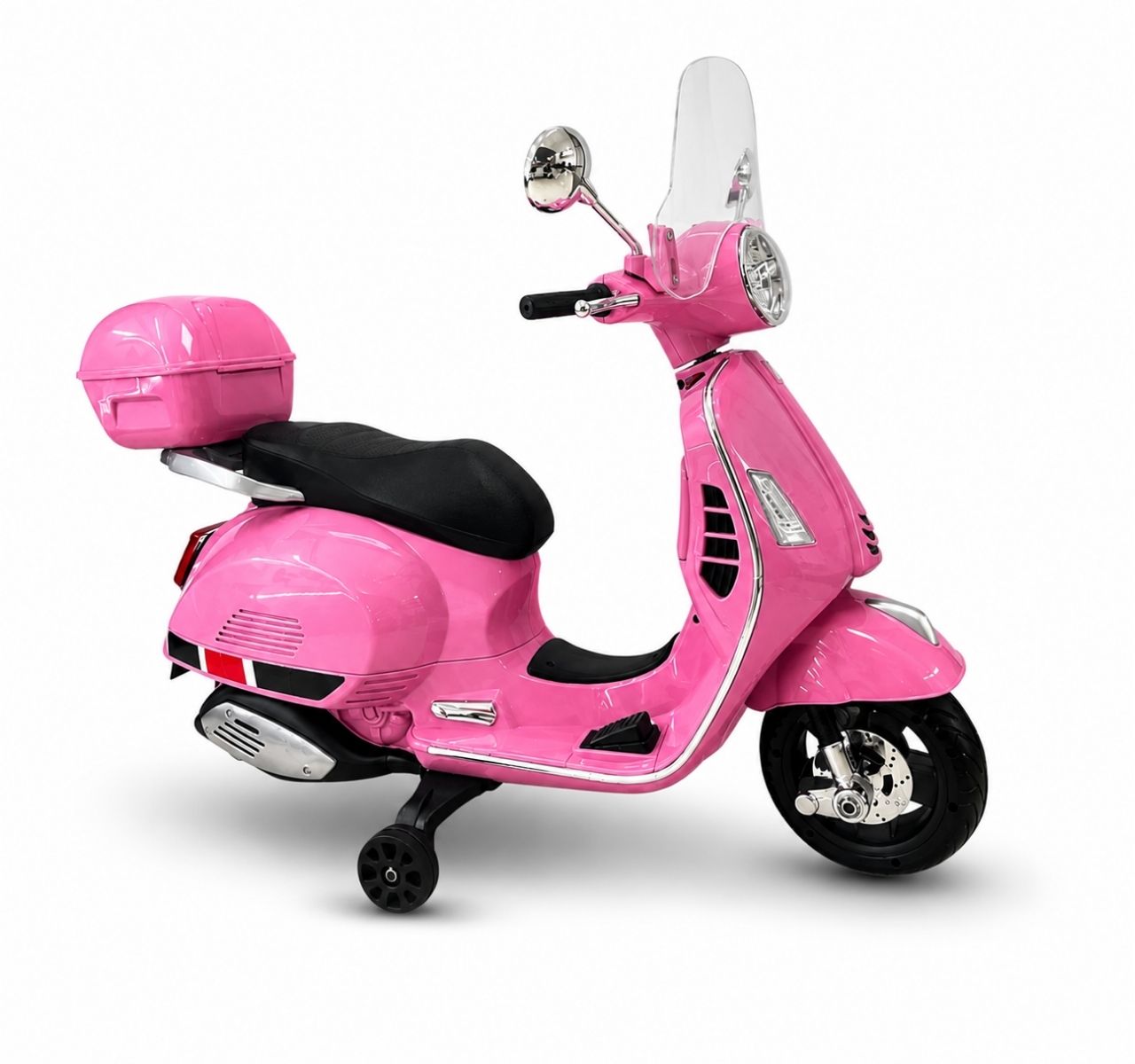 Only Vespa dečiji motor na akumulator 12v Pink sa vizirom-Happy kids