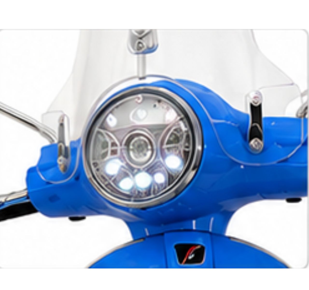 Only Vespa dečiji motor na akumulator 12v Plavi sa svetlom