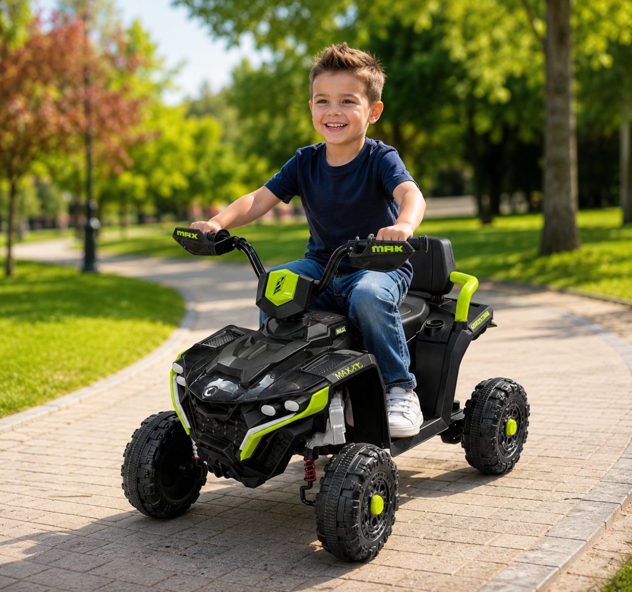 Only dečiji Quad na akumulator 12v Black-Happy kids